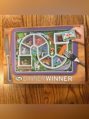 New! Dinner Winner Divided Tray for Kids - Enchanted Forest